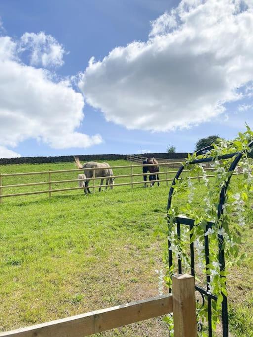 فيلا Luxury Detached Peak District Stone Barn - Dog Friendly Hazelwood المظهر الخارجي الصورة